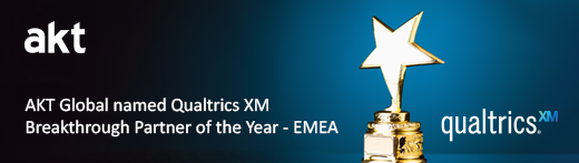 AKT Named Qualtrics XM Breakthrough Partner of the Year in EMEA
